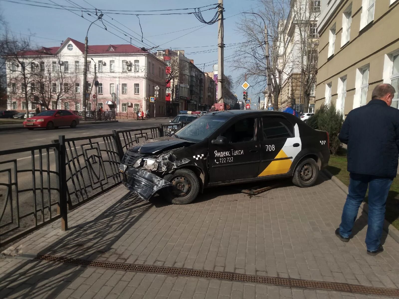 Такси Курск. Таксисты Курска. ДТП Радищева Садовая Курск 2011 Opel.