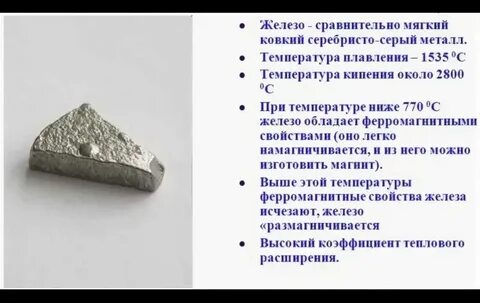 Железо ковкий металл информатика