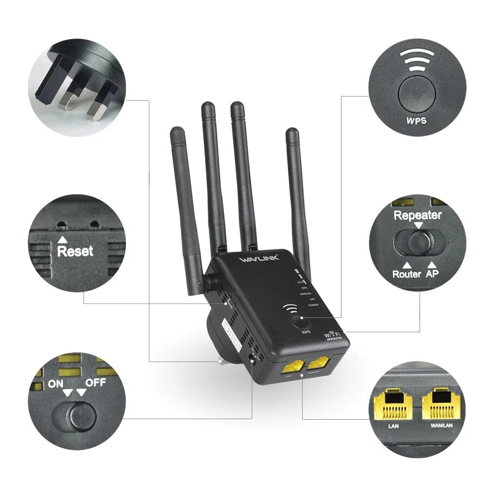 Wavlink ac1200 Wi-Fi Repeater. AC 1200 Wi-Fi роутер. Wi-Fi усилитель/ретранслятор ac1200. Wi-Fi роутеры, AC-Dual-Band,. Купить усилитель для роутера wifi