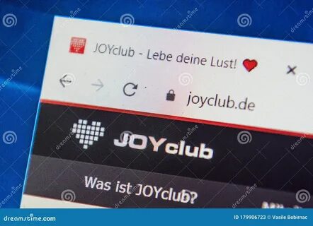 Joyclub веб-сайт De Селективная фокусировка Редакционное Стоковое Фото