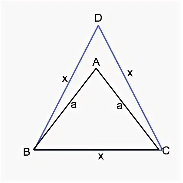 Периметр равностороннего треугольника АВС С основанием вс равен 40.