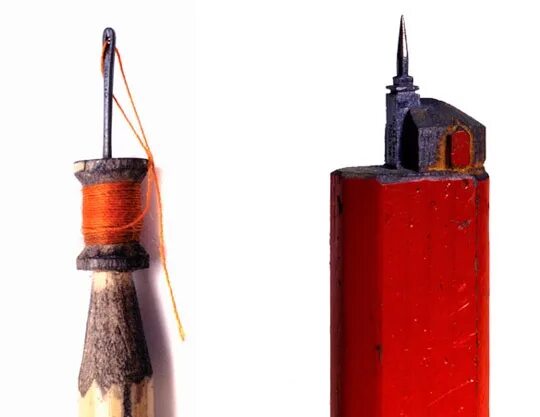 Карандашное искусство : НОВОСТИ В ФОТОГРАФИЯХ Pencil carving, Miniature art, Led