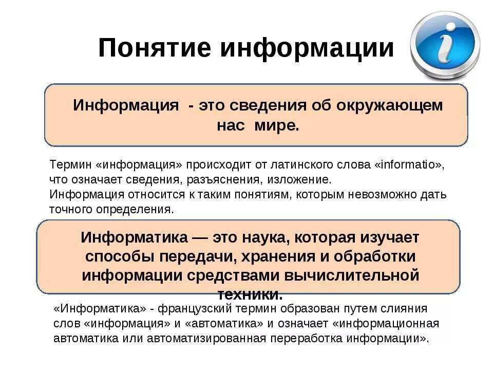 Информация. Понятие информации в информатике. Понятие и виды информации. Виды и свойства информации. В первую часть информации и