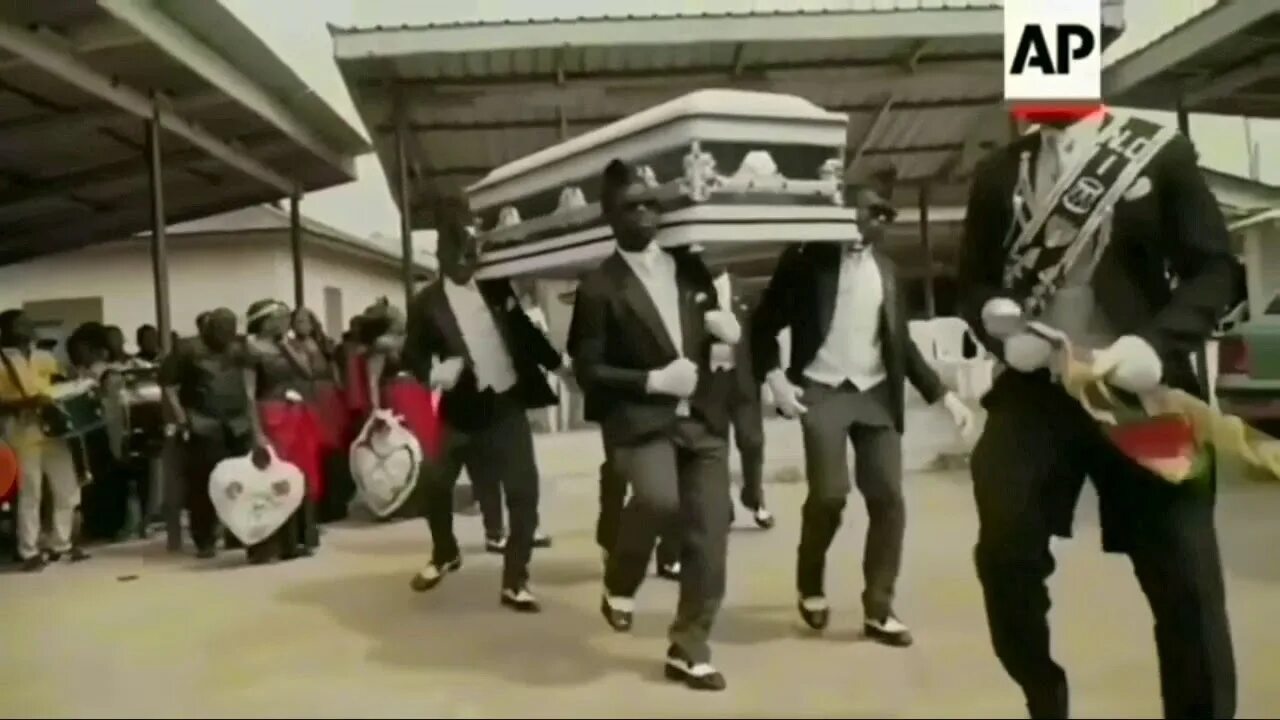 Песня танцуй гроб. Афроамериканцы танцуют с гробом.