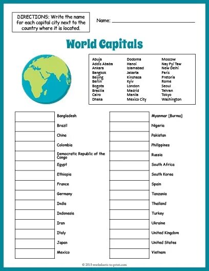 Month in the country. Страны на английском задания. Countries and Capitals for Kids. Страны на английском Worksheet. Countries and Nationalities in English упражнения.
