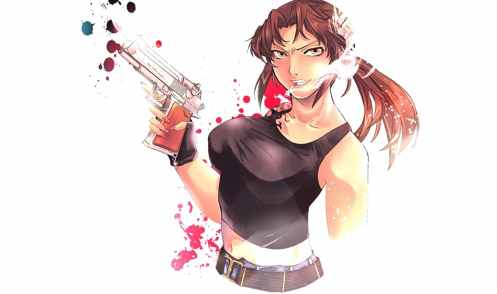 Реви айс. Реви Ребекка. Реви пираты черной лагуны. Black Lagoon Revy. Пираты черной лагуны реви арт.