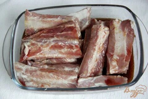 Маринад ребрышек свиных для запекания в духовке
