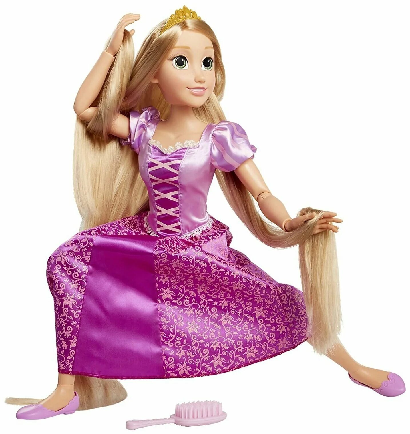 Куклы дисней купить. Кукла Jakks Pacific Disney Princess Рапунцель, 80 см, 61773. Кукла принцесса Рапунцель 80 см. Кукла Рапунцель 80 см принцесса Диснея. Disney Jakks Pacific принцесса Рапунцель.