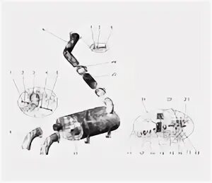 КАВЗ-423503 система выпуска отработавших газов. 103-1203178-61 Труба выхлопная.