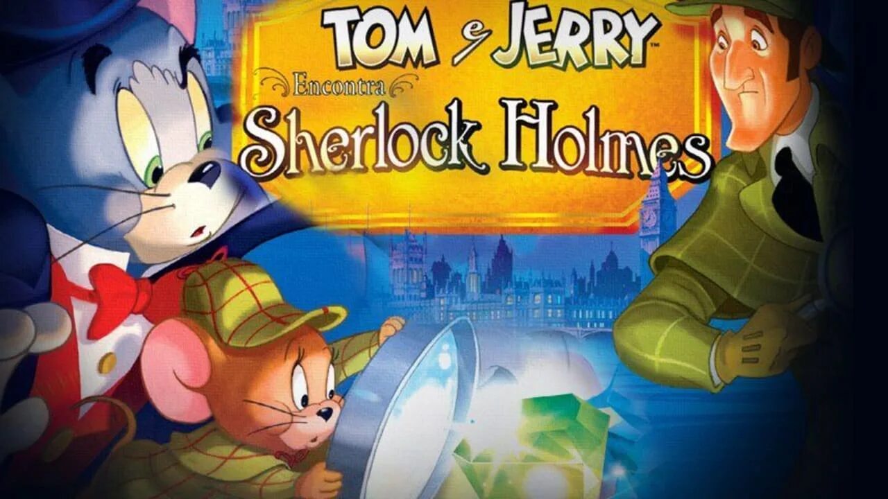 1 й том. Тома и Джерри и Шерлока Холмса. Том и Джерри Шерок Хомс.