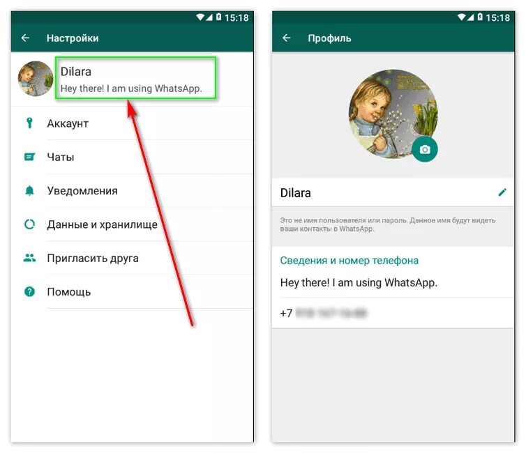 Как в ватсапе сделать фотографию. Профиль WHATSAPP. Профиль в вацапе. Имя профиля для ватсап.