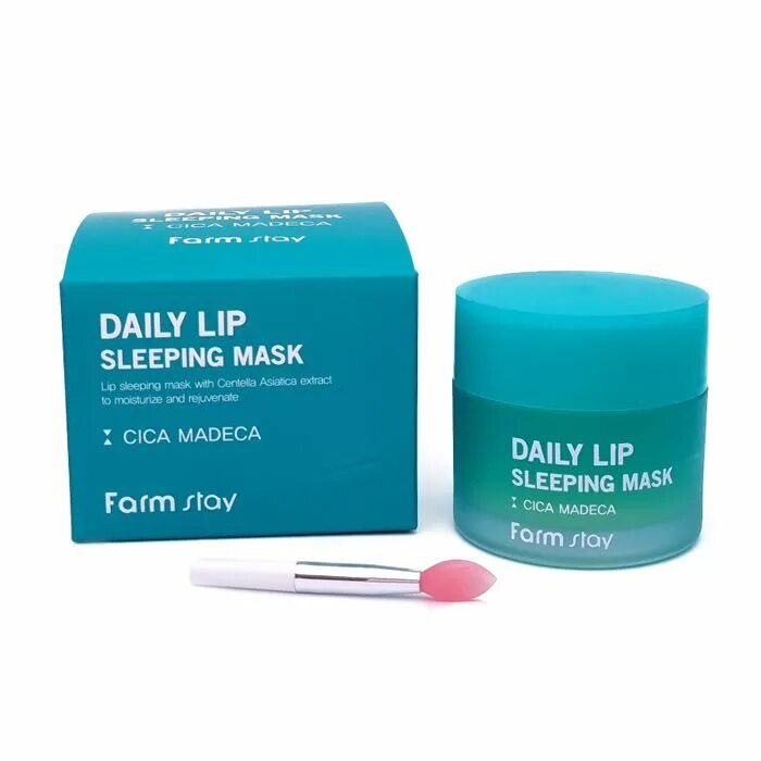 Маска для губ с центеллой азиатской Farmstay Daily Lip. Farm stay Daily Lip sleeping Mask cica Madeca. Farm stay Daily Lip sleeping Mask cica ночная маска для губ с центеллой 20g. Ночная питательная маска для губ с центеллой азиатской, 3г, Farmstay.