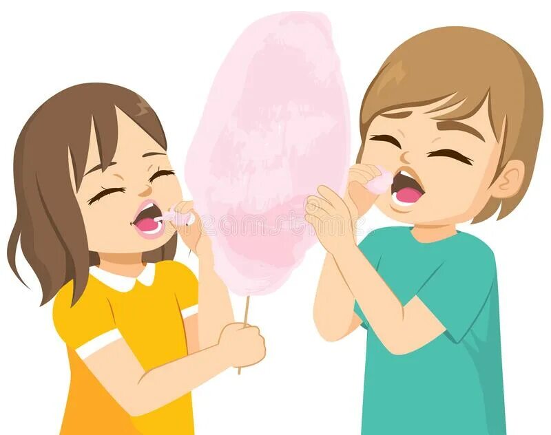 You ever eat candy floss. Сахарная вата рисунок для детей. Девочка с сахарной ватой рисунок. Дети едят сладкую вату иллюстрация. Девочка с ватой рисунок.