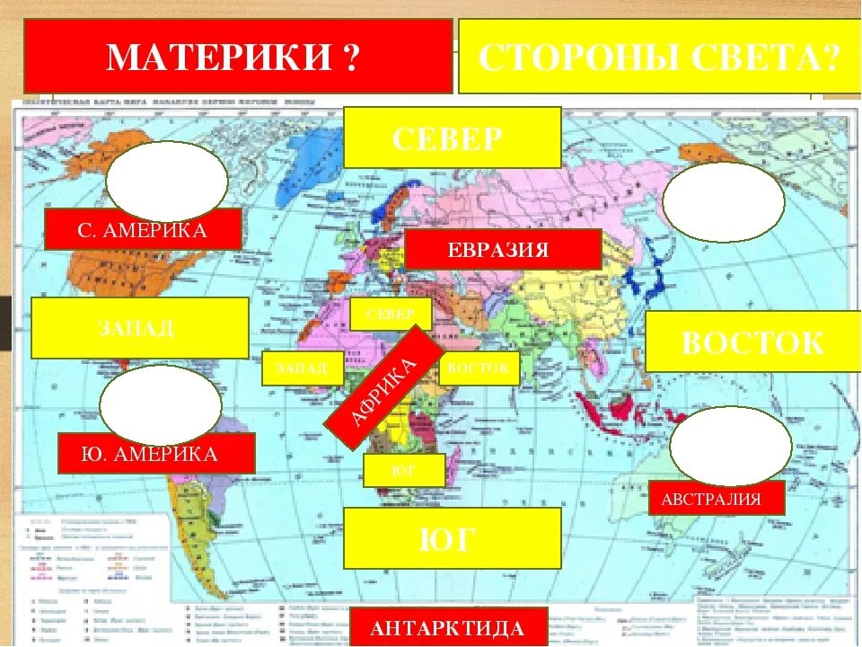 Юг запад на карте. Запад и восток на карте. расположение востока и запада на карте.
