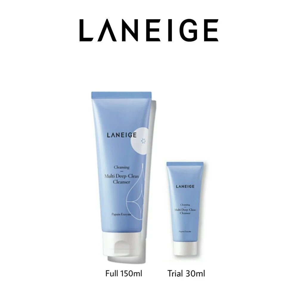 Laneige Multi Deep-clean Cleanser, 30 мл. Многофункциональная пенка для умывания Laneige Multi Deep clean Cleanser, 150 мл. Laneige пенка для глубокого очищения кожи Multi Deep clean Cleanser 30ml. Корейский Enzeem Mini clean Cleanser. Multi cleanser