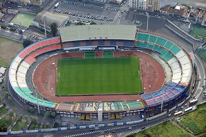 Стадион ст. Стадио Анджело Массимино. Catania Stadium. Стадион ФК св Лафниц.