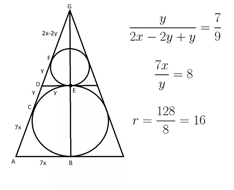 Радиус вписанной окружности в равнобедренный треугольник. Треугольник вписанный в окружность формулы. Равнобедренный треугольник вписанный в окружность формулы. Радиус вписанной окружности в равнобедренный треугольник формула.