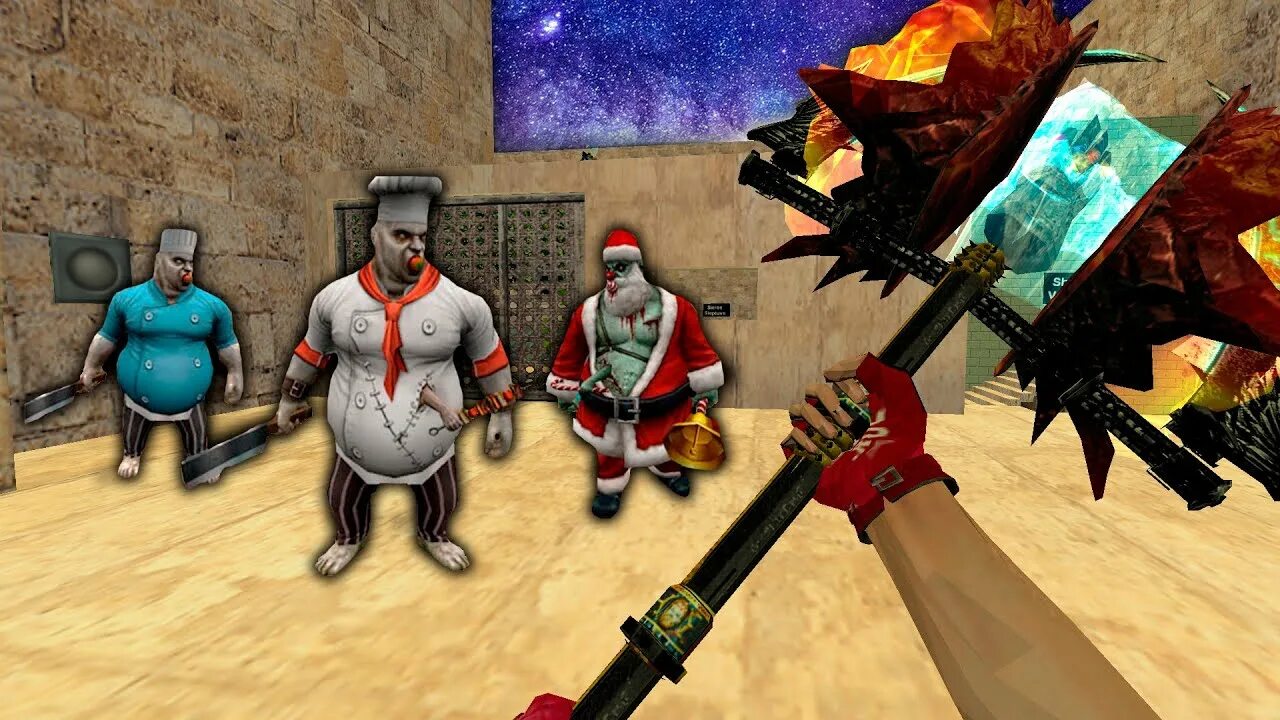 Кс 1.6 зомби админ. Cs 1.6 zombie ramzesstv. зомби с шестом брутал экс.