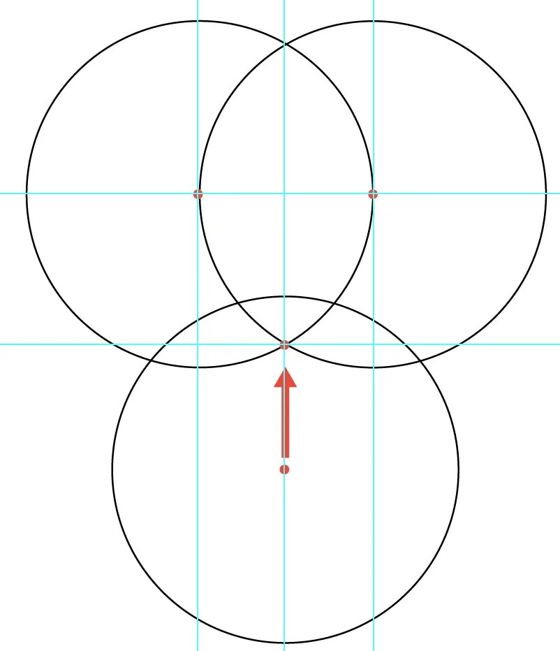 Линия через круги. Пересечение кругов. Пересечение окружностей. Пересечение трех окружностей. Три пересекающихся круга.
