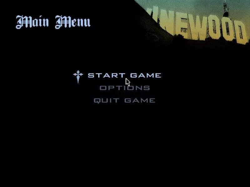 Включается main menu