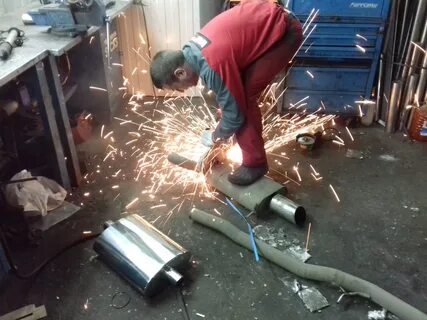 Сварка глушителя полуавтоматом