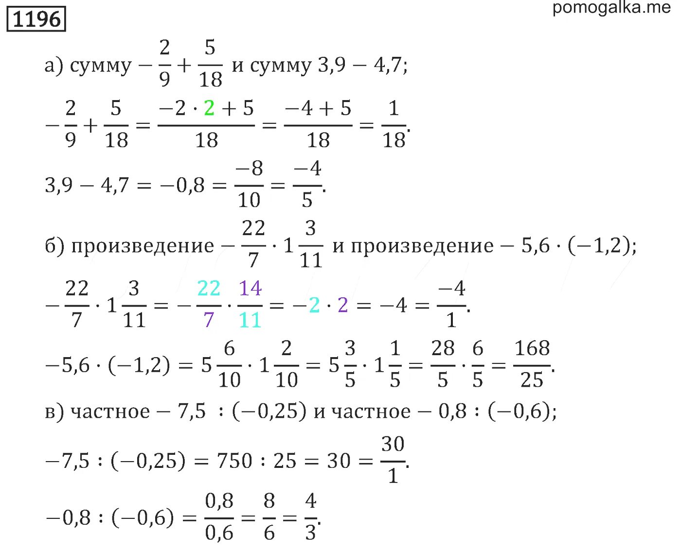 Виленкин 6 класс номер 1196. Математика 6 класс номер 1196. Математика 6 класс Виленкин Жохов Чесноков Шварцбурд. Рациональные числа 6 класс Виленкин.