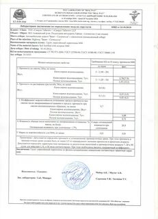 Протокол испытания грунта
