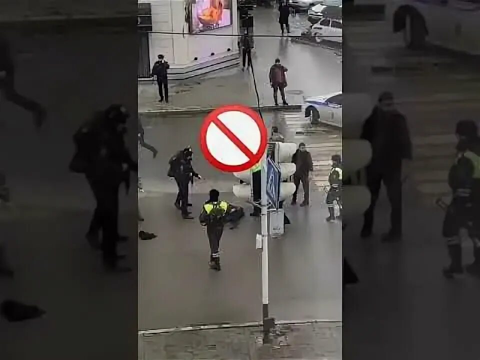 Нападение с камер наблюдения. Нападение на сотрудника Чечне. Сотрудники ППС В Грозном.
