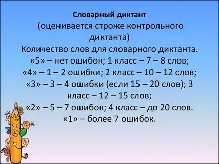Какие задания в диктанте