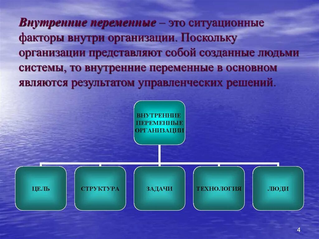 Внутренние ситуационные переменные. Внутренние переменные организации. Ситуационные факторы внутри организации это. Основные внутренние переменные организации. Основные переменные организации