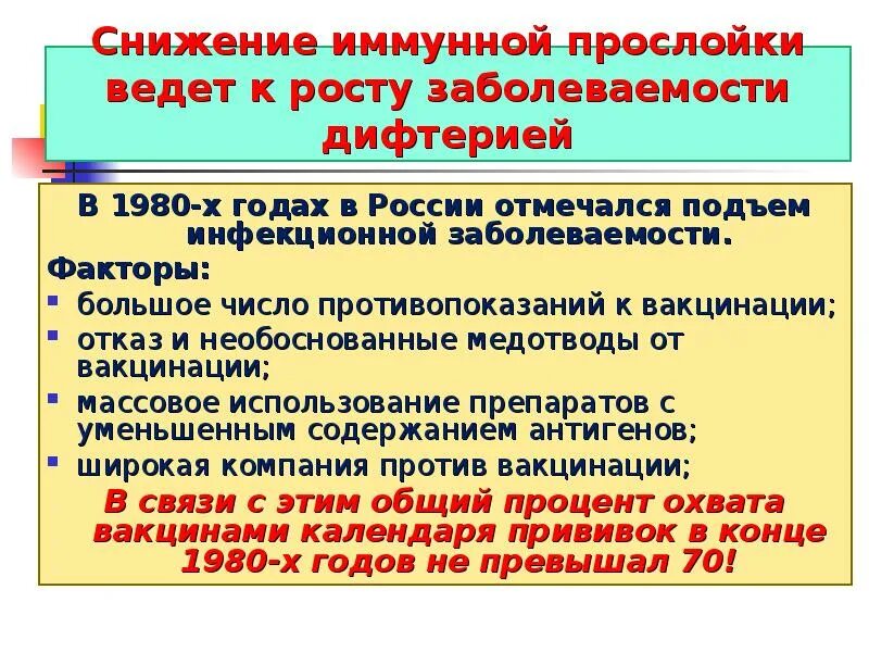 Противопоказания к вакцинации от дифтерии. Заболеваемость дифтерией в России. Дифтерия прививка противопоказания. Мероприятия на снижение заболеваемости дифтерии. Прививка от дифтерии противопоказания