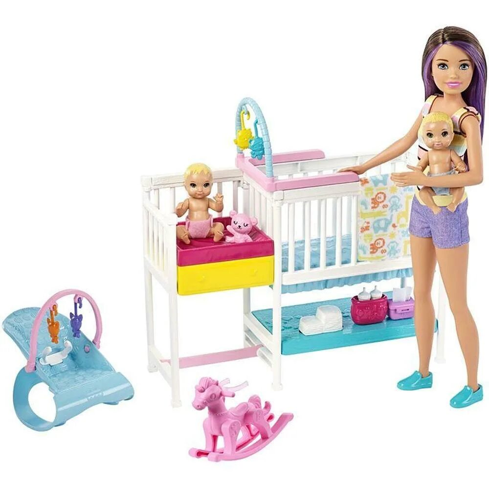 Барби няня скиппер. Кукла barbie скиппер и малыши, gfl38. Барби стейси. Кукла барби пижамная вечеринка. Набор кукла для девочек.