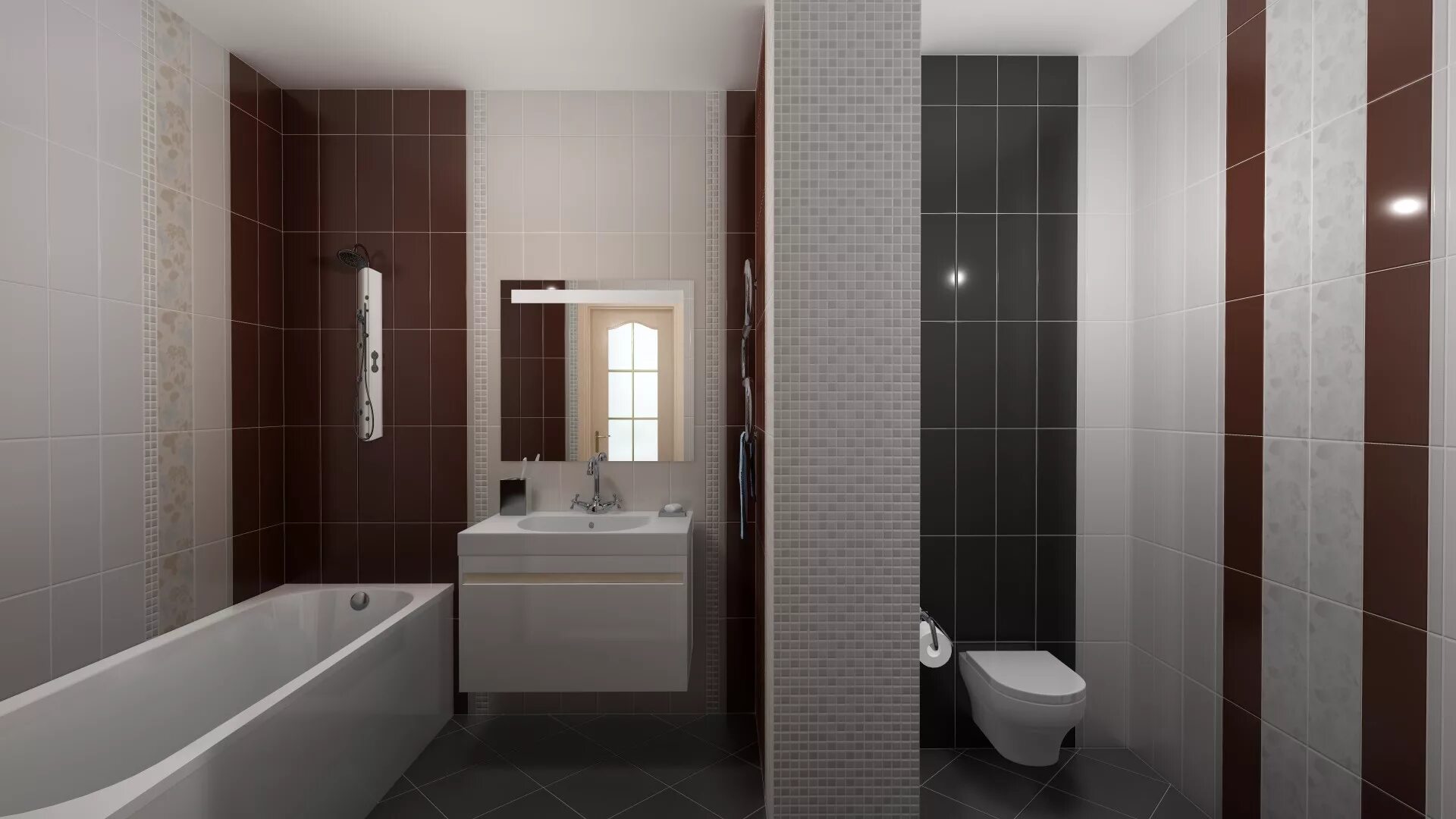 Раскладка плитки в ванной фото