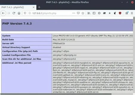 Phpinfo