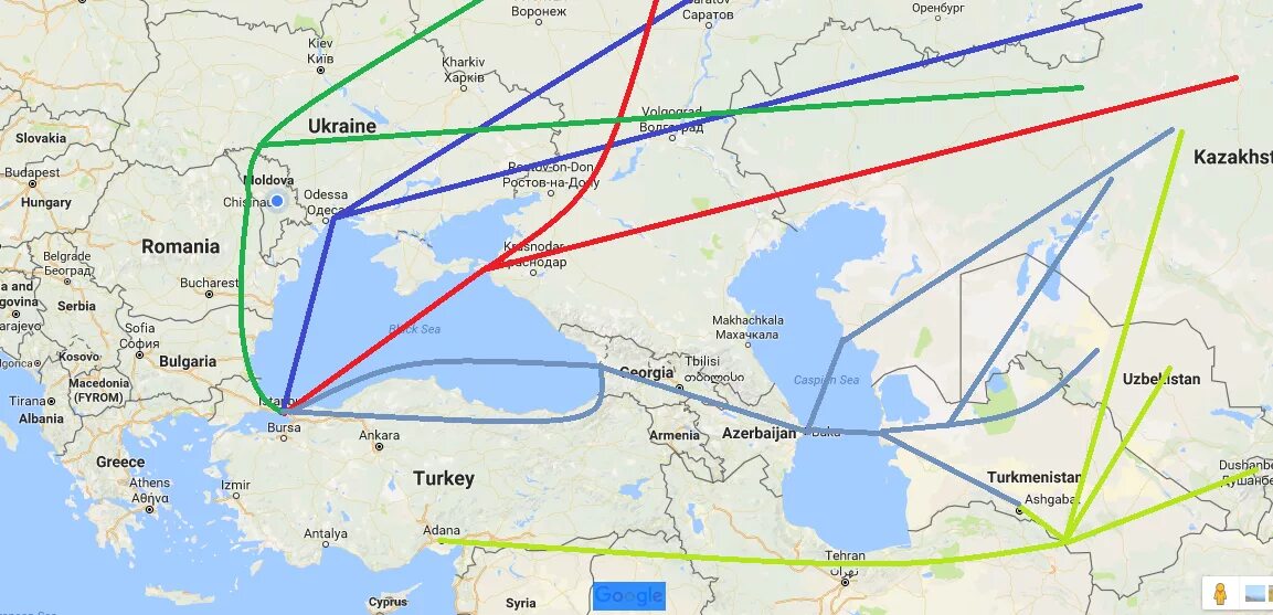 Перевозки через турцию