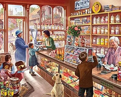 White Mountain Puzzles Puzzle 300 Teile, 24 x 30-inch-cozy Candy Shop.