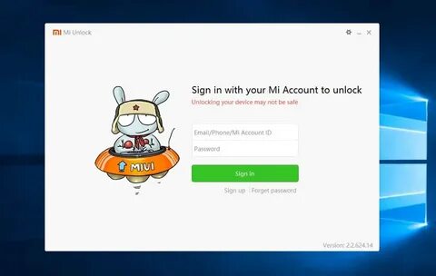 Mi unlocker setup 1.9 3