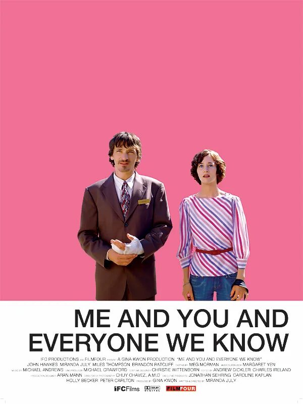 Me and you and everyone we know (2005). Миранда Джулай я и ты и все, кого мы знаем. Кого мы пригласили Постер.