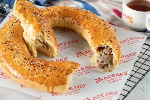 Узбекские лепешки с мясом