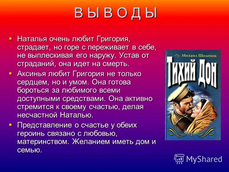 Образ Шолохова тихий Дон. Тихий Дон презентация. «Женские образы в романе м. Шолохова «тихий Дон»». Образы героев тихий Дон. Направление произведения тихий дон