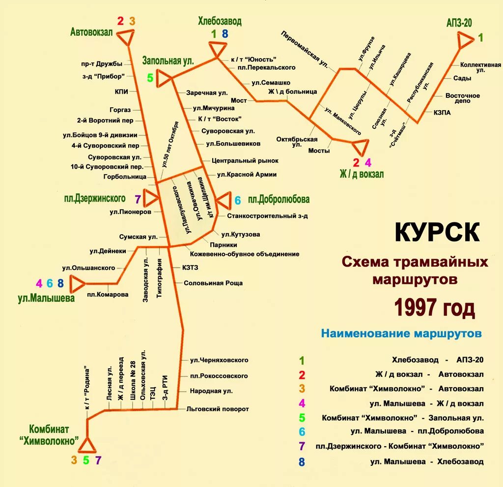 Транспорт курск маршрут. Схема трамвайных маршрутов Курска. Трамвайная сеть Курска схема. Схема электротранспорта Курск. Курский трамвай схема.