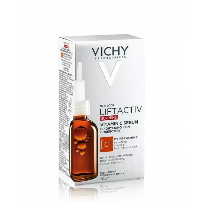 Виши лифтактив супрем. Vichy Liftactiv Supreme Vitamin c Serum 20 мл. Vichy Liftactiv Supreme Vitamin c. Виши Лифтактив супрем сыворотка. Виши Лифтактив Суприм сыворотка с витамином с.