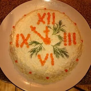 Салат с майонезом на новый год