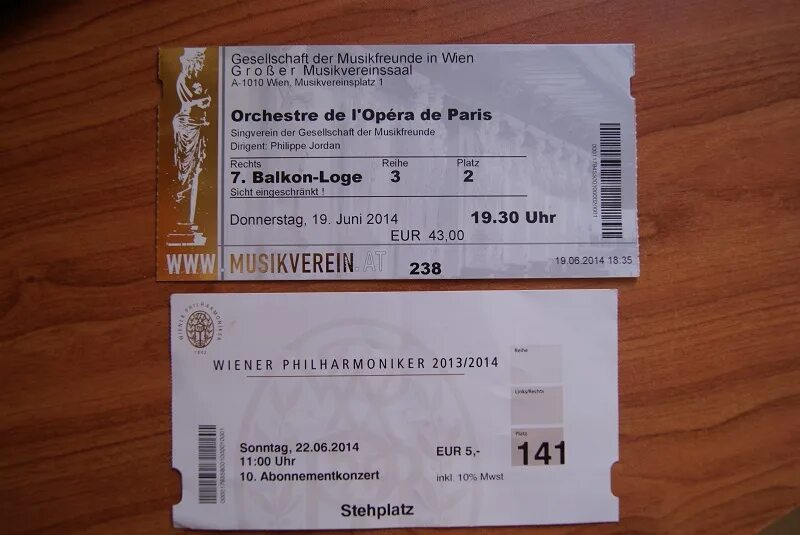 Билет на концерт. Билет в Венскую оперу. Билет на новогодний концерт. Билет в оперный театр.