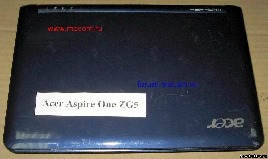 Aspire one zg5