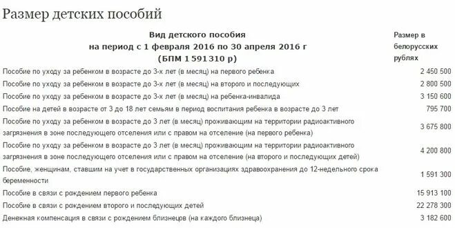 Какие выплаты при рождении двойни