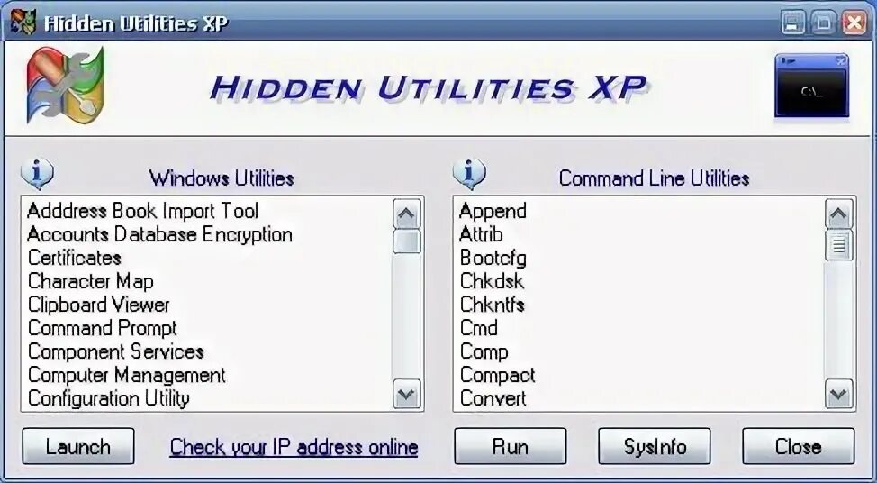 Скрытая windows