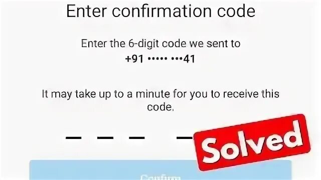 Your confirmation code. Your confirmation code