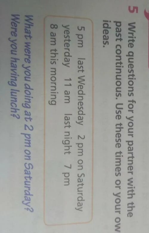 5 write questions using the. 5 write questions using the