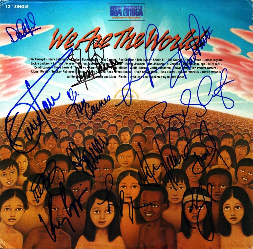 Песня we are the world. We are the World. We are the World альбом. Сингл «we are the World». We are the World обложка.